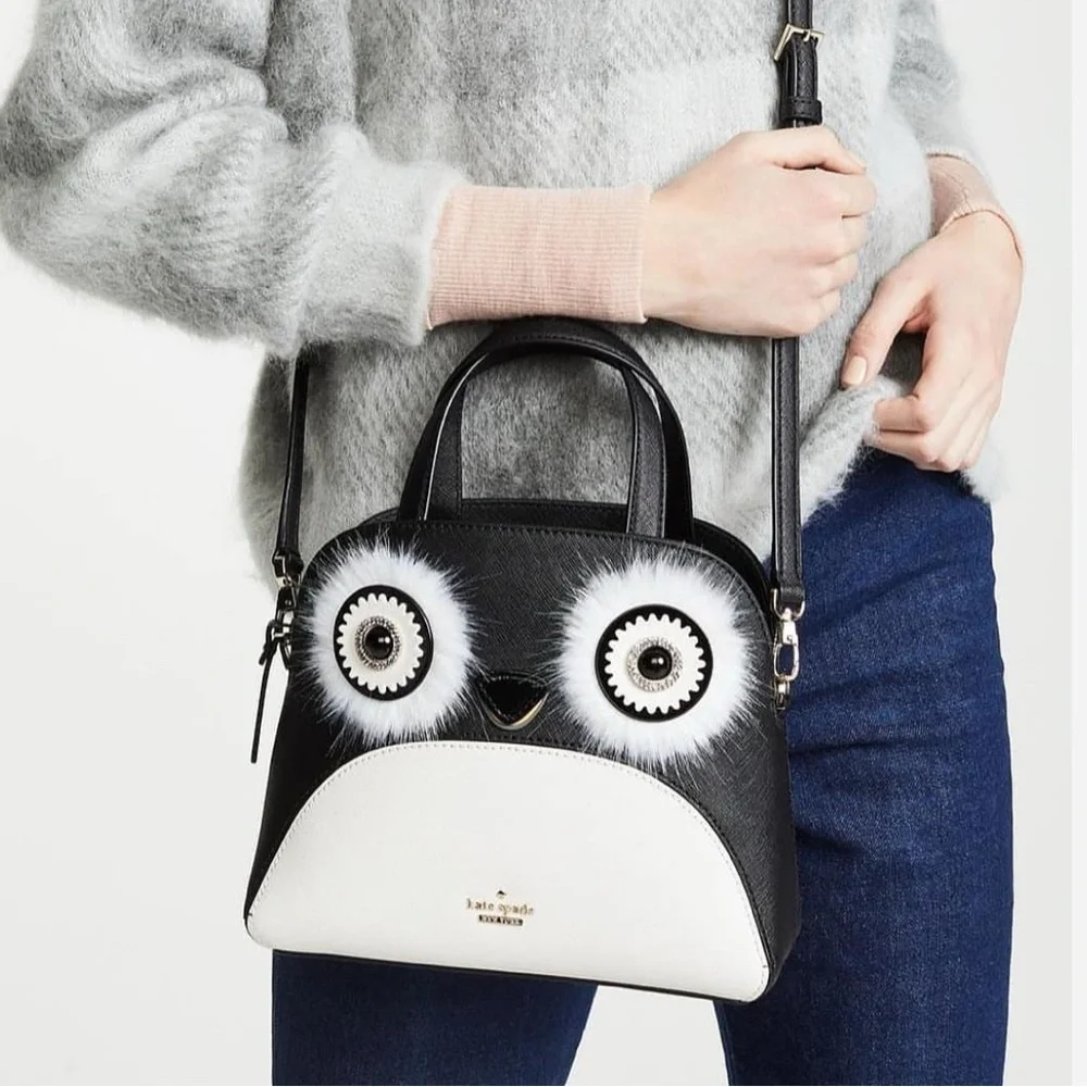 Kate Spade New Dashing Beauty Penguin Small Lottie Convertible Satchel